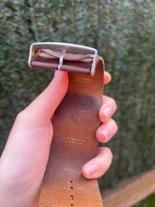 Reloj Fossil Big Tic Correa Cuero Marrón