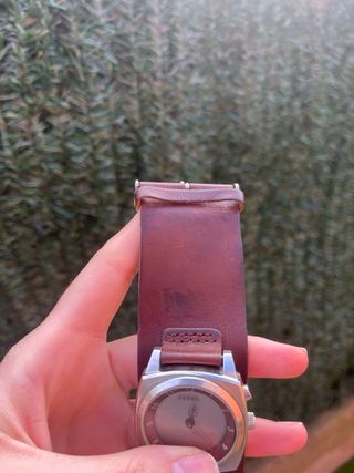 Reloj Fossil Big Tic Correa Cuero Marrón