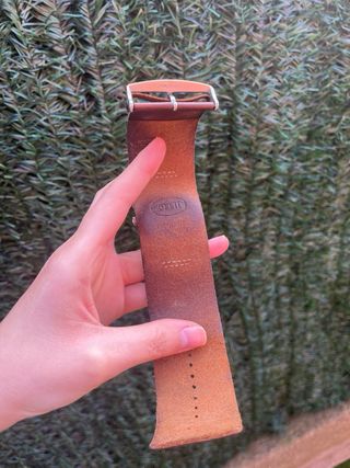 Reloj Fossil Big Tic Correa Cuero Marrón