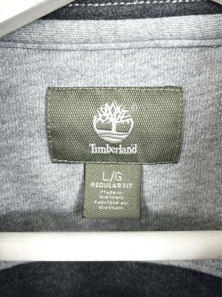 Polo Timberland Manga Larga Invierno Retro Gris