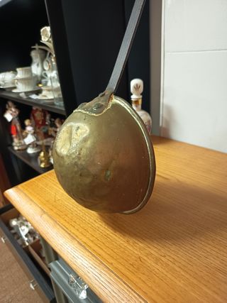 Cazo antiguo de latón 70 cm
