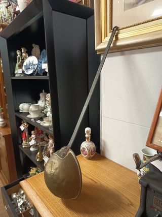 Cazo antiguo de latón 70 cm