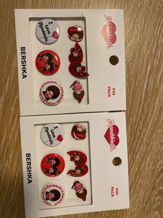 Pack Pins Monchhichi Bershka