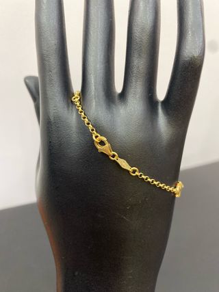 Pulsera oro 18k diseño niña