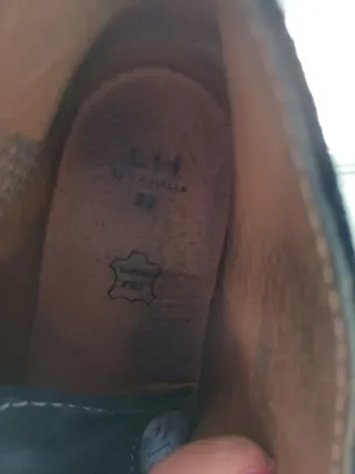 Botines de ante azul marino talla 39