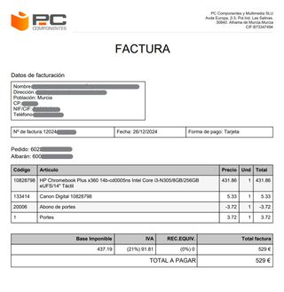 Portatile HP Chromebook Plus x360 Touch con garanzia