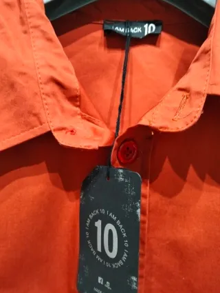 Camicia uomo corallo taglia L