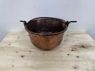 Lote 3 calderos cobre antiguos