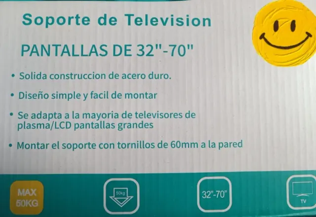 SOPORTE TV FIJO INCLINABLE 32-70" ESTREN