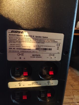Subwoofer Bose Acoustimass 3 Serie IV