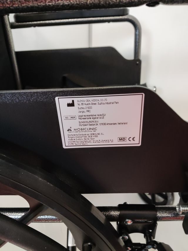 Mobiclinic, Silla de ruedas plegable, S220 46cm.