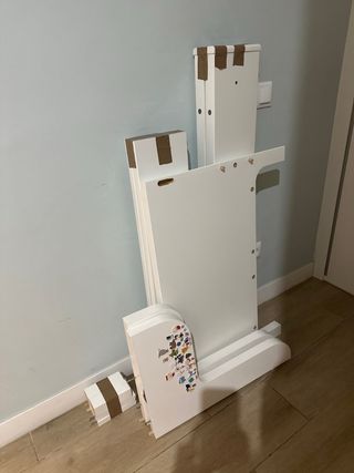 Cama extensible infantil blanca