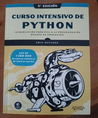 Curso intensivo de Python. Tercera Edición