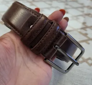 Cintura in pelle genuina da uomo