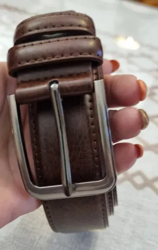 Cintura in pelle genuina da uomo