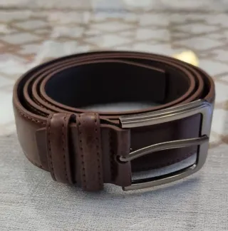 Cintura in pelle genuina da uomo