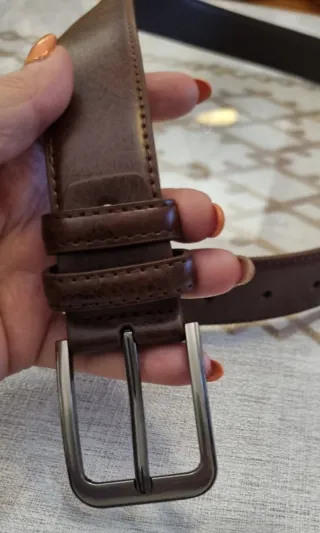 Cintura in pelle genuina da uomo