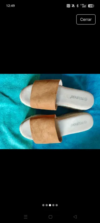 Sandalias Plataforma Tulipano Beige/Marrón