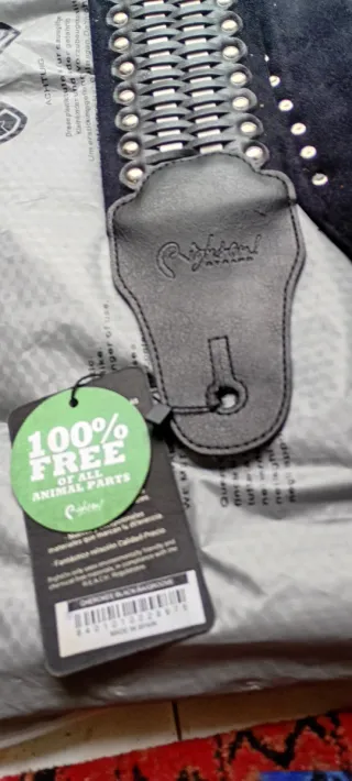 Correa de cuero para guitarra Righton