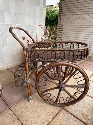 Conjunto vintage Muebles Bambú Exterior