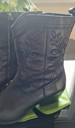 Botines Piel Massimo Dutti Negros nuevos!