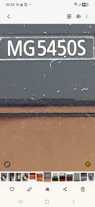 Impresora Canon MG5450S + 2 cartuchos sin abrir