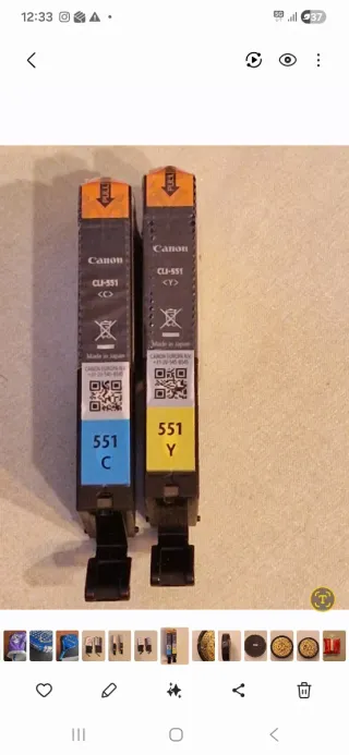 Impresora Canon MG5450S + 2 cartuchos sin abrir