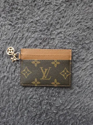 Portacarte Louis Vuitton marrone nuovo mai usato