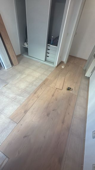 Instalación de tarimas