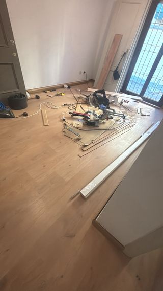 Instalación de tarimas