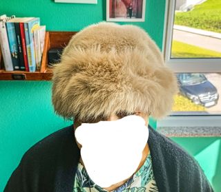 Berretto invernale da donna, dalla Mongolia