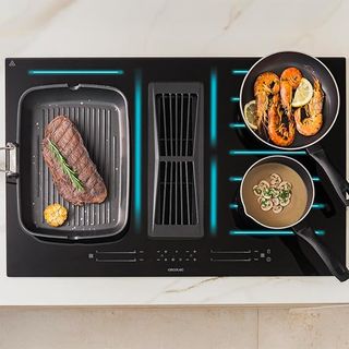 Placa de inducción de 2 zonas Squad IH 4800 FullF