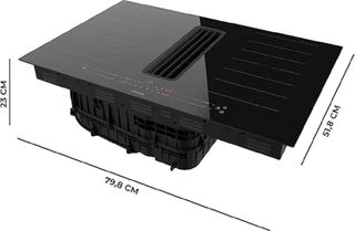 Placa de inducción de 2 zonas Squad IH 4800 FullF