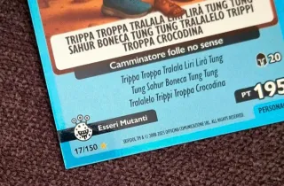 Carta Skifidol Brainrot Alpha 17/150