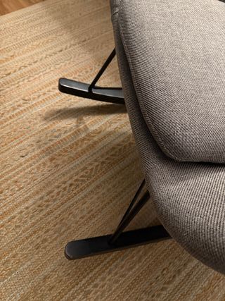 Butaca Mecedora Kave Home Gris Melange