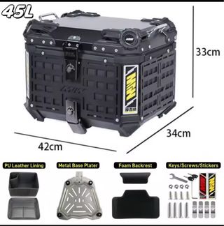 Maleta Top Case Negra