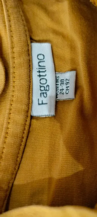 Maglietta neonato gialla con stampa