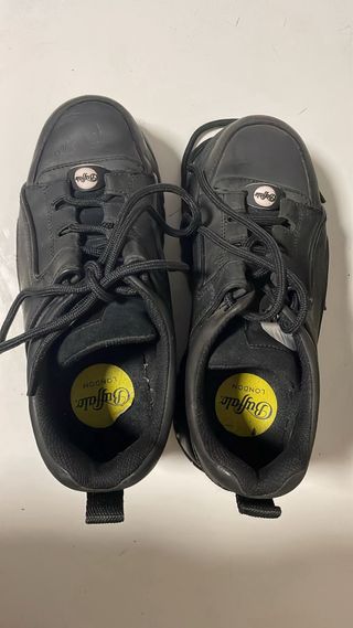 Zapatillas negras plataforma Buffalo