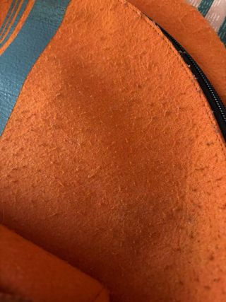 Mochila Eastpak Naranja y Turquesa