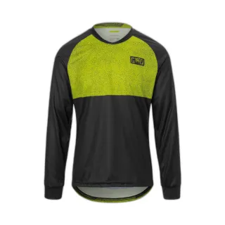 Maglietta Enduro MTB Giro Nero/Verde Lime