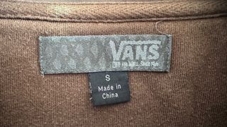 Chaqueta Vans Talla M Marrón y Amarillo