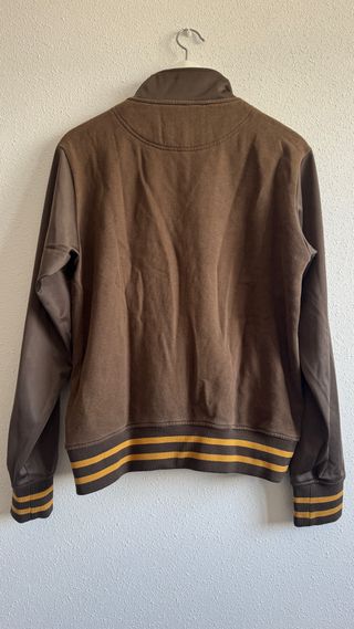 Chaqueta Vans Talla M Marrón y Amarillo