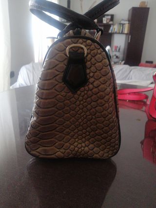 Bolso Fergi Since 1977 Marrón y Dorado