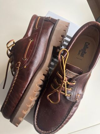 Zapatos Callaghan Marrón Cuero