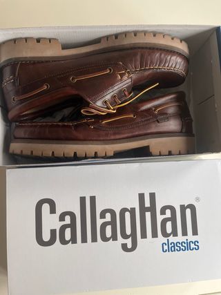 Zapatos Callaghan Marrón Cuero