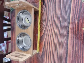 Porta ciotole rialzato per animali