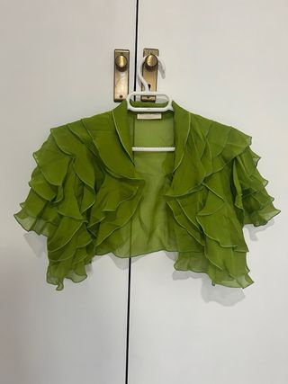 Vestido Fiesta Verde 3 Piezas