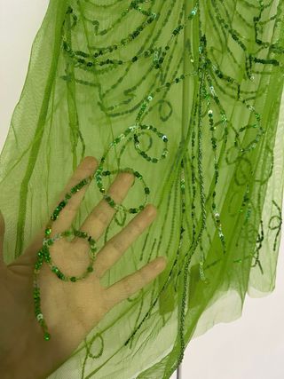 Vestido Fiesta Verde 3 Piezas