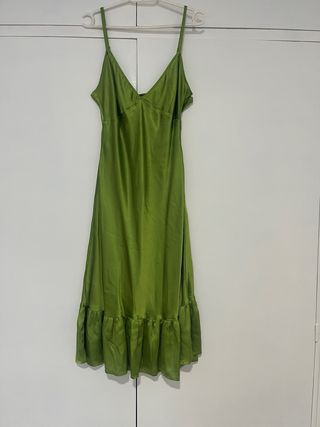 Vestido Fiesta Verde 3 Piezas