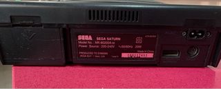 Consola Sega Saturn Negra